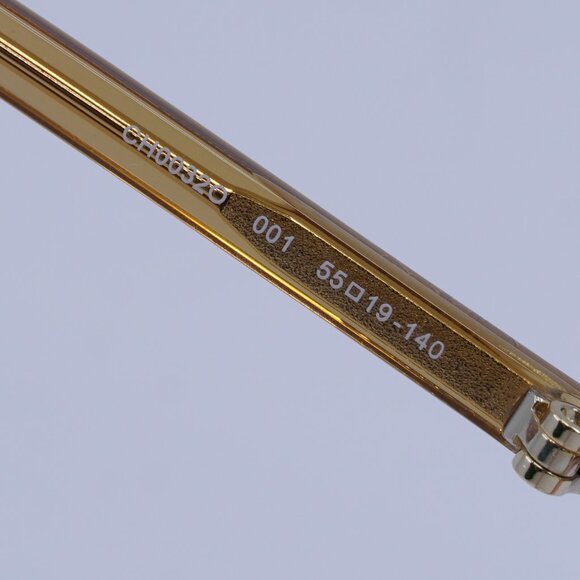 Chloe CH0032O 001 Eyeglasses Yellow/Pink 55mm Round Frame - Picture 10 of 11